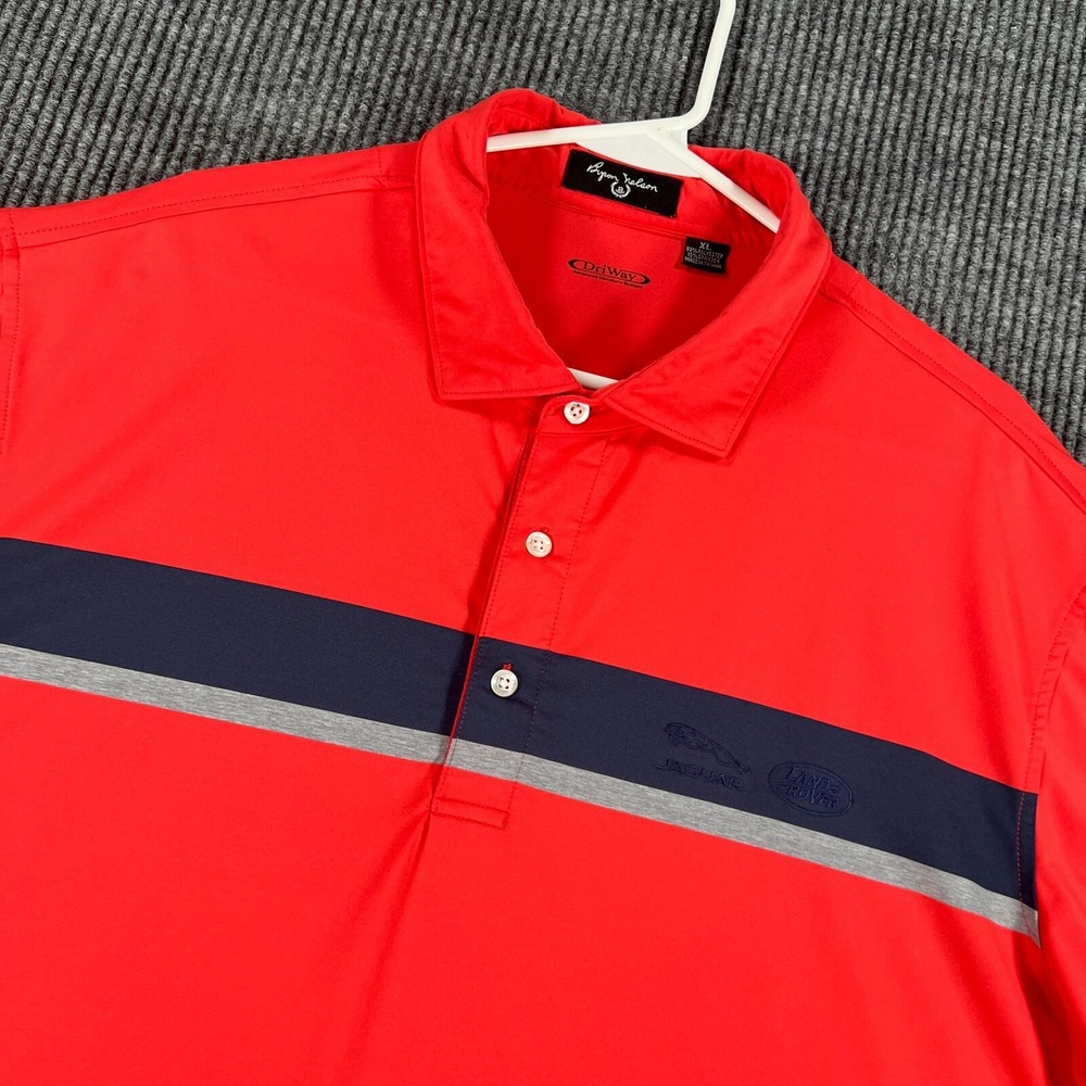 Byron Nelson Polo Shirt Mens XL Extra Large Jaguar Land Rover Golf Casual